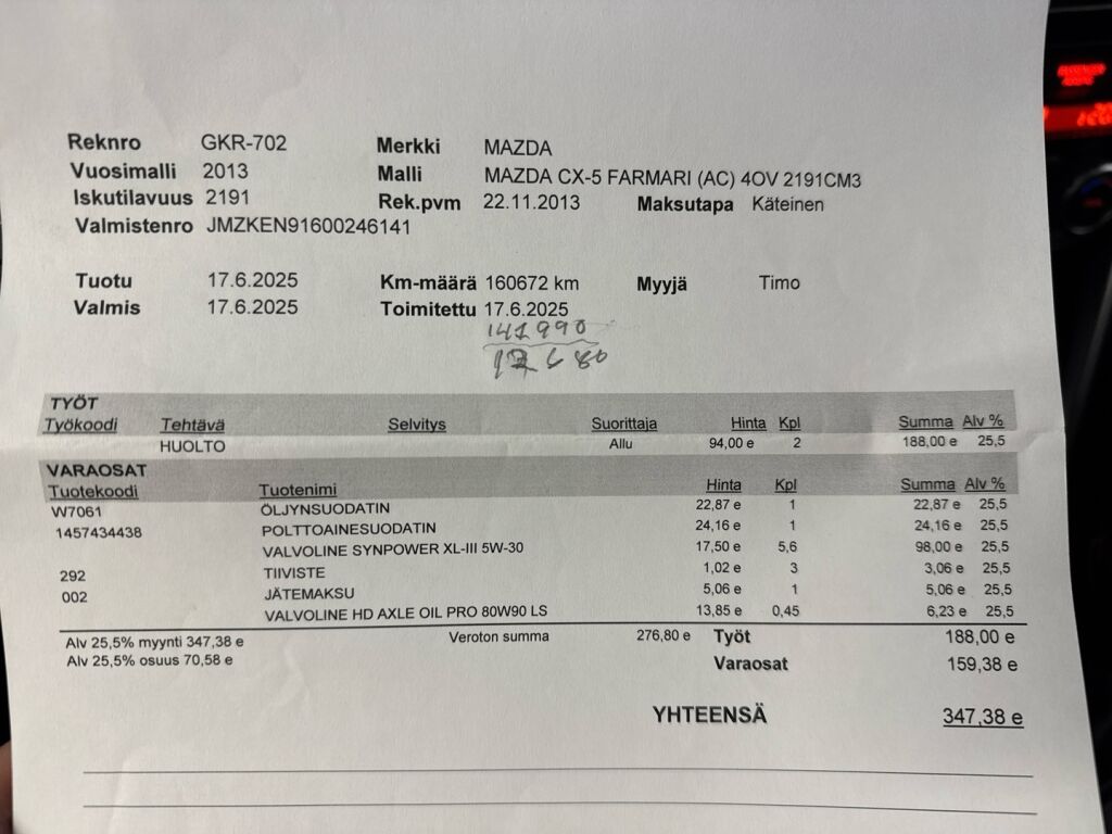 Mazda CX-5 2013 Punainen