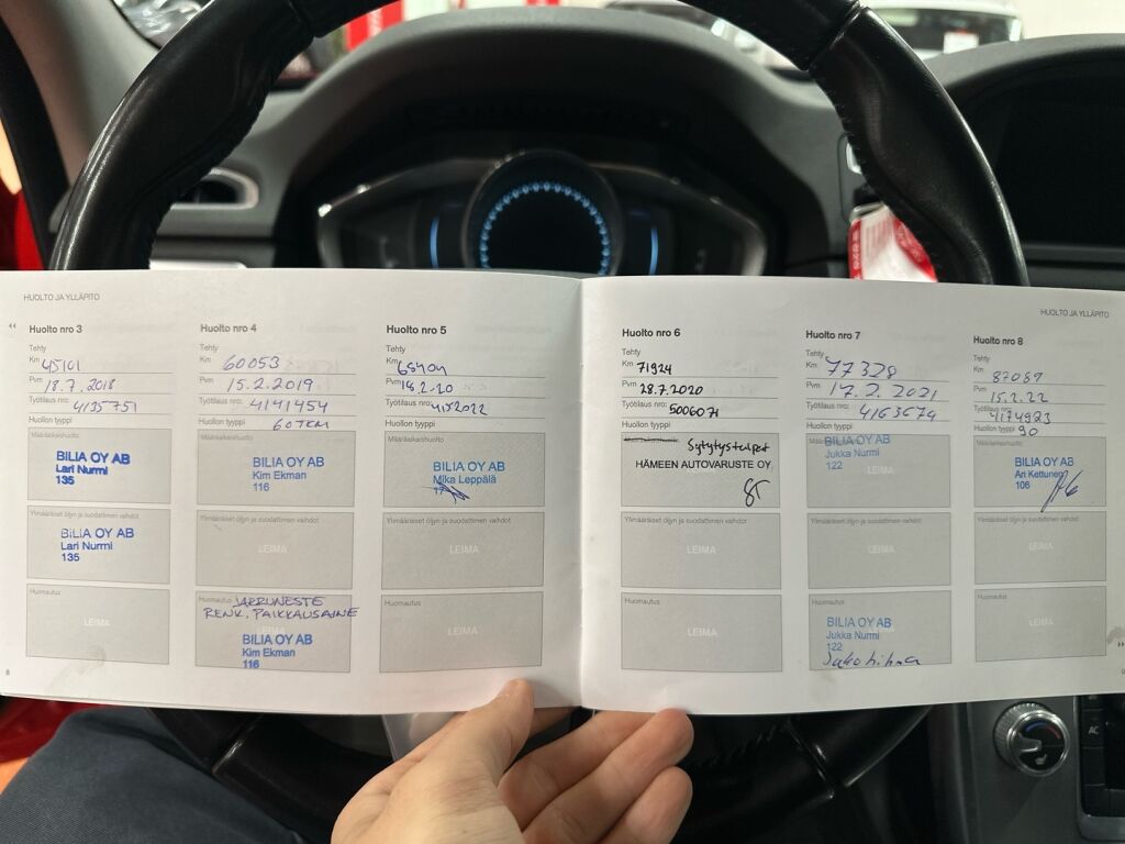 Volvo V70 2016 Punainen