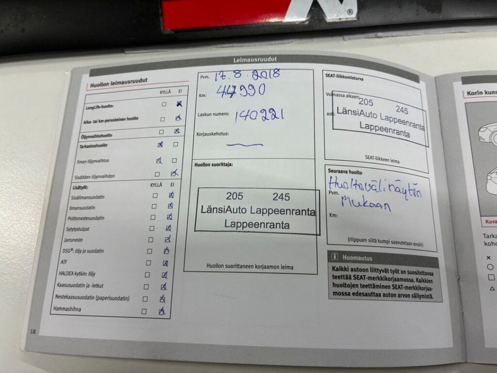 Seat Toledo 2016 Punainen