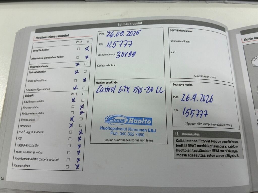 Seat Toledo 2016 Punainen