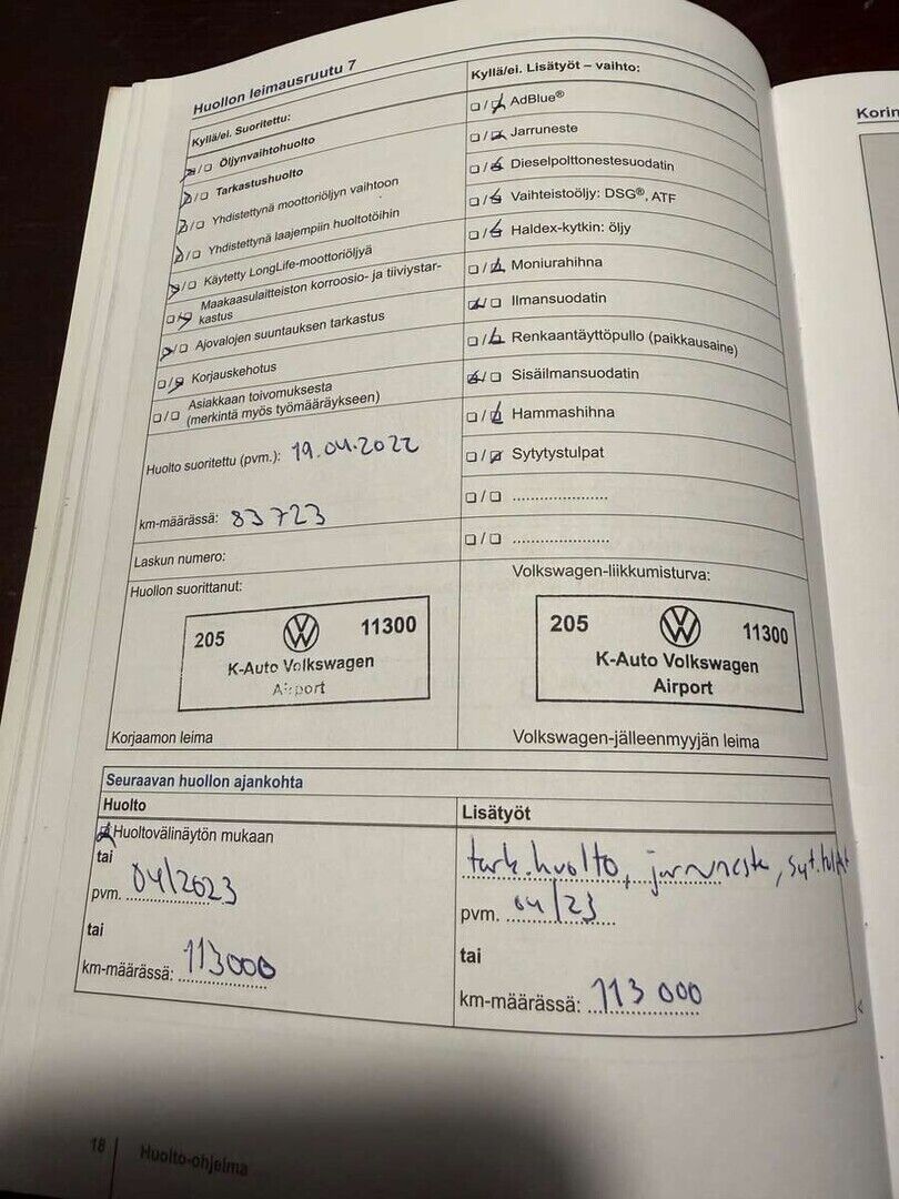 Volkswagen Touran 2016 Vihreä