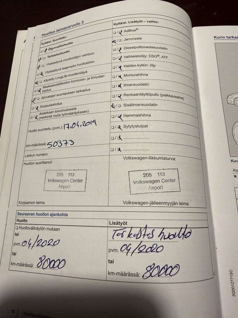 Volkswagen Touran 2016 Vihreä