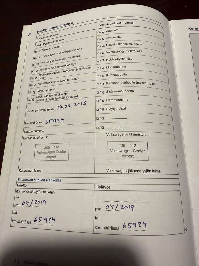 Volkswagen Touran 2016 Vihreä