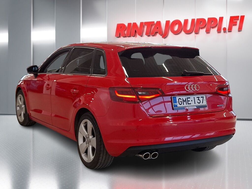 Audi A3 2016 Punainen