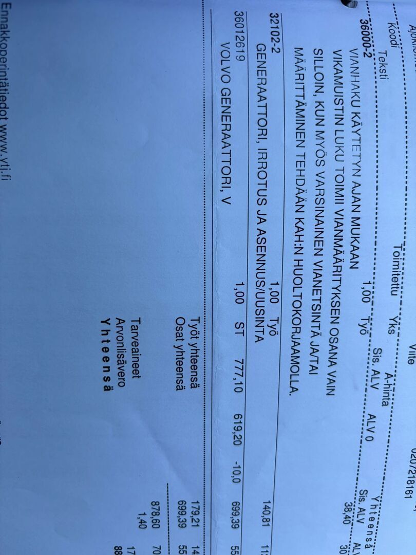 Volvo V60 2011 Valkoinen