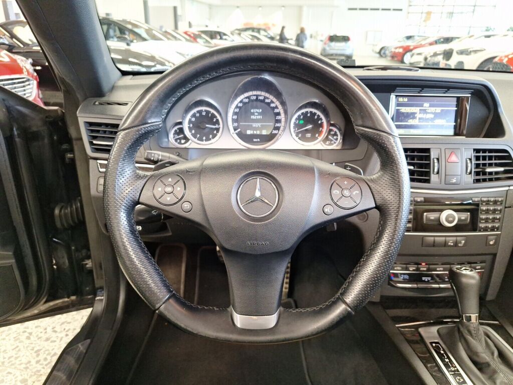 Mercedes-Benz E 2010 Musta