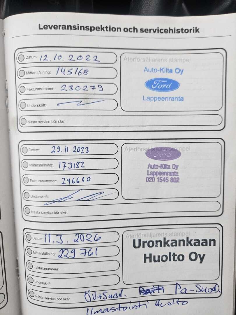 Ford Transit Custom 2014 Valkoinen