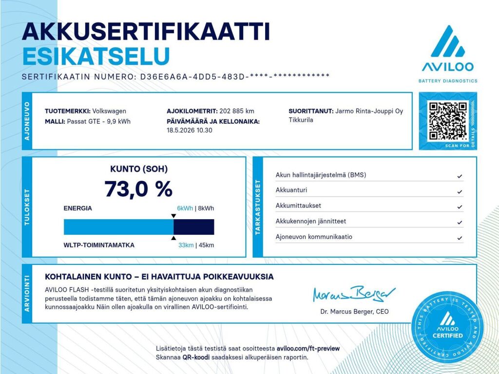 Volkswagen Passat 2016 Valkoinen