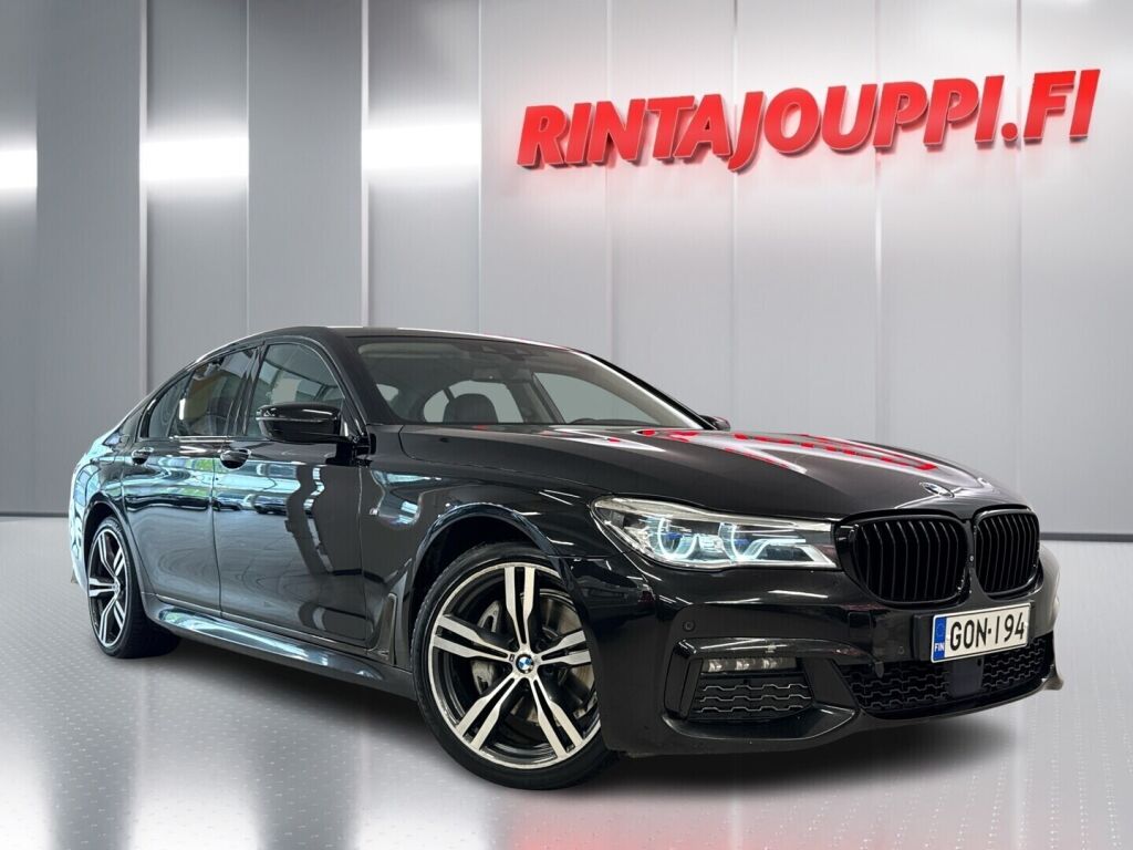 BMW 740 2016 Musta