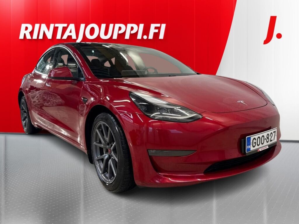 Tesla Model 3 2021 Punainen