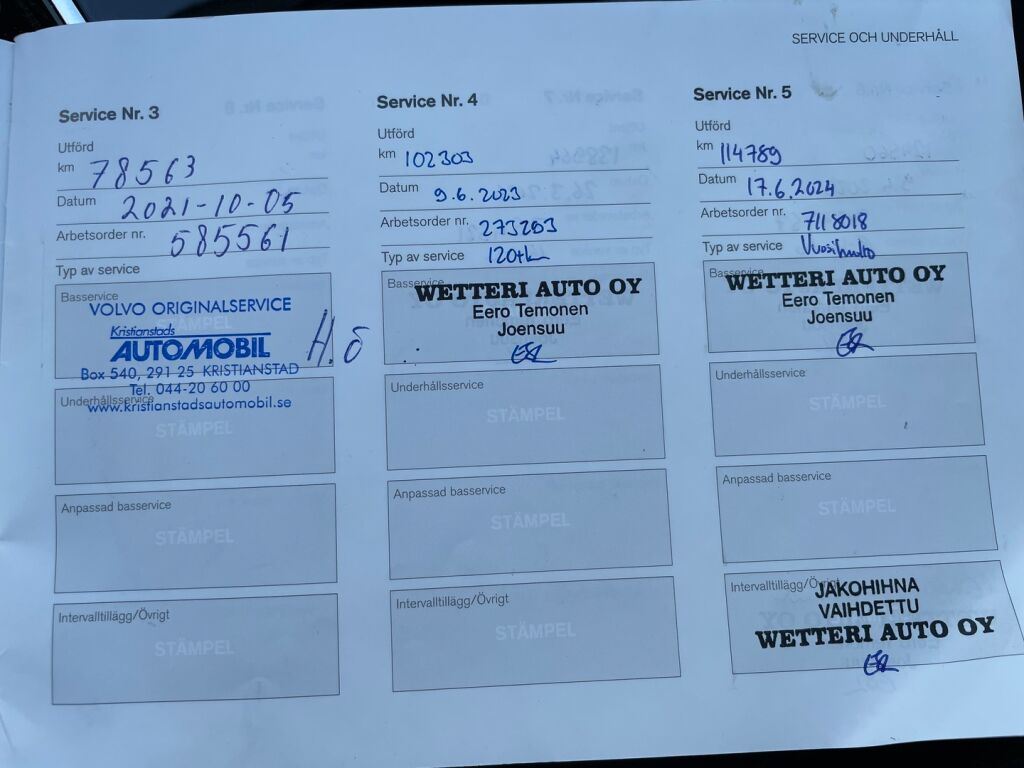 Volvo V90 2019 Musta