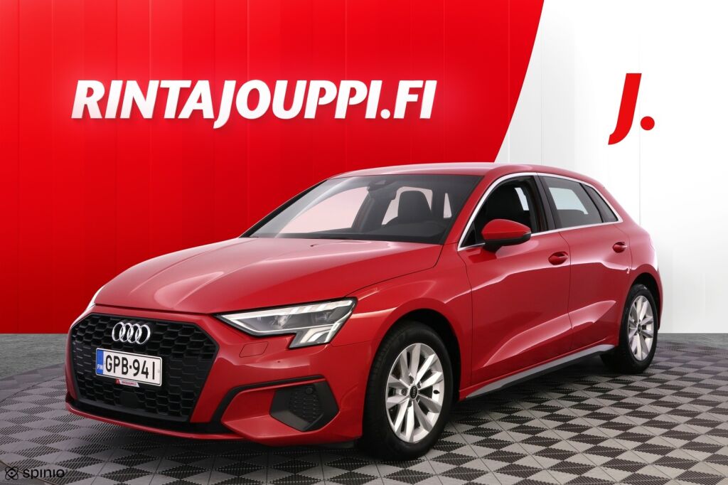 Audi A3 2022 Punainen