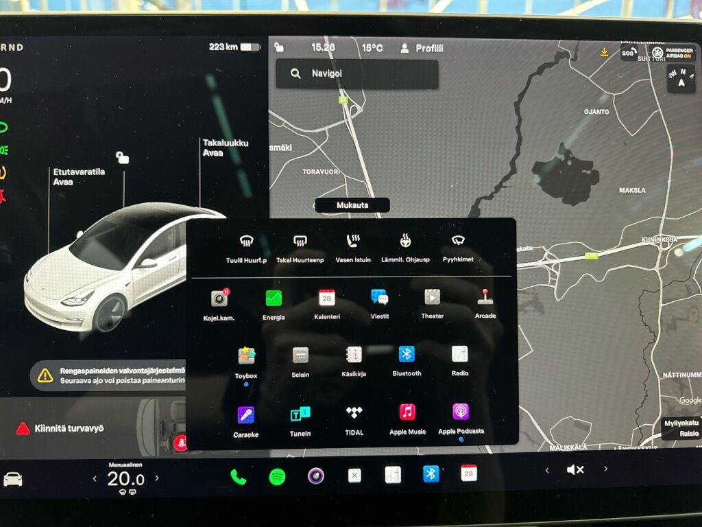 Tesla Model 3 2021 Valkoinen