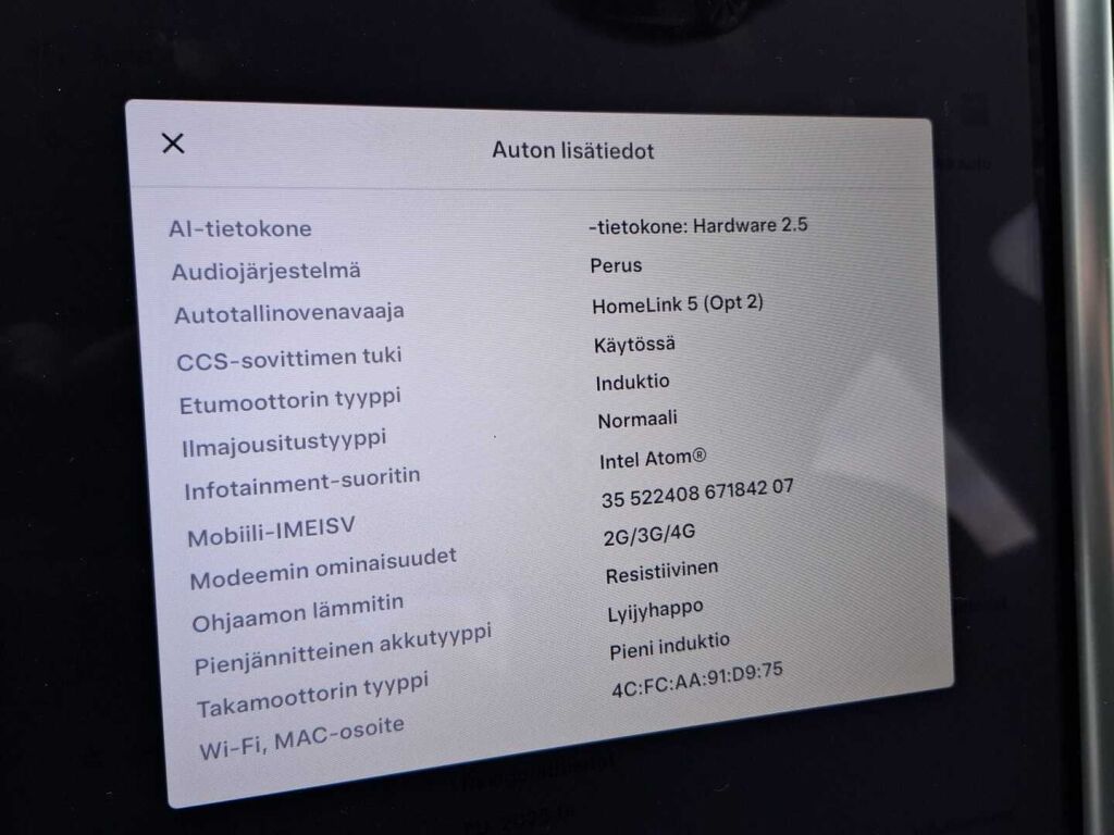 Tesla Model S 2018 Harmaa