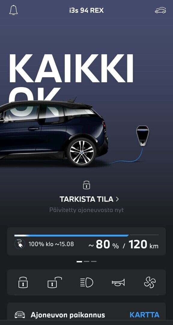 BMW I3S 2019 Sininen