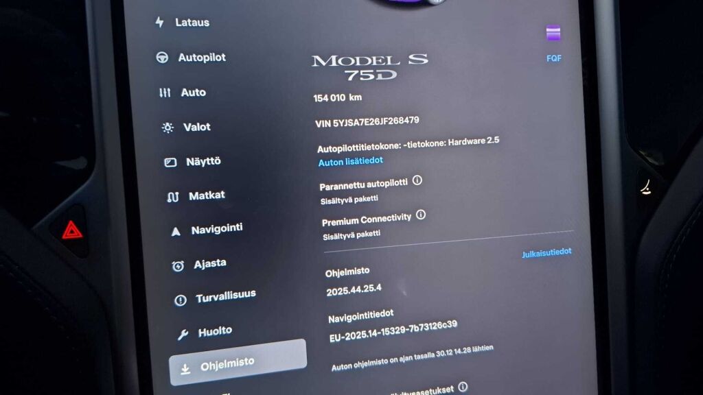 Tesla Model S 2018 Musta