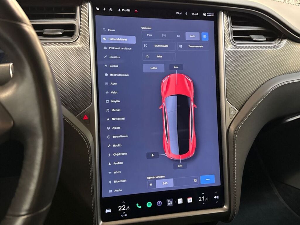 Tesla Model S 2019 Punainen