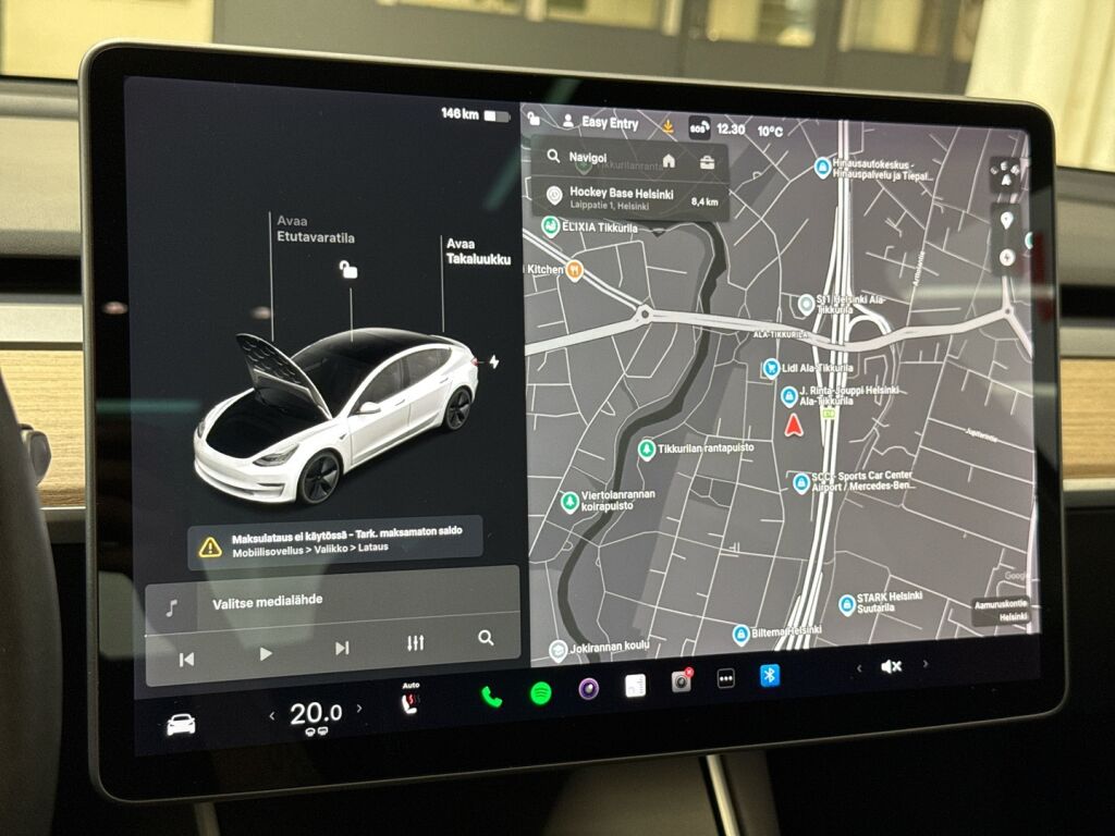 Tesla Model 3 2019 Valkoinen
