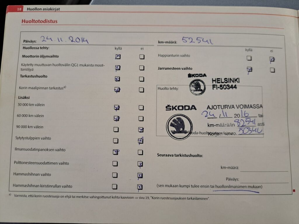 Skoda Octavia 2009 Sininen