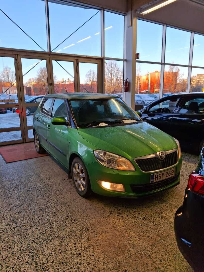 Skoda Fabia 2011 Vihreä