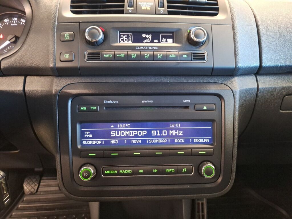 Skoda Fabia 2011 Vihreä