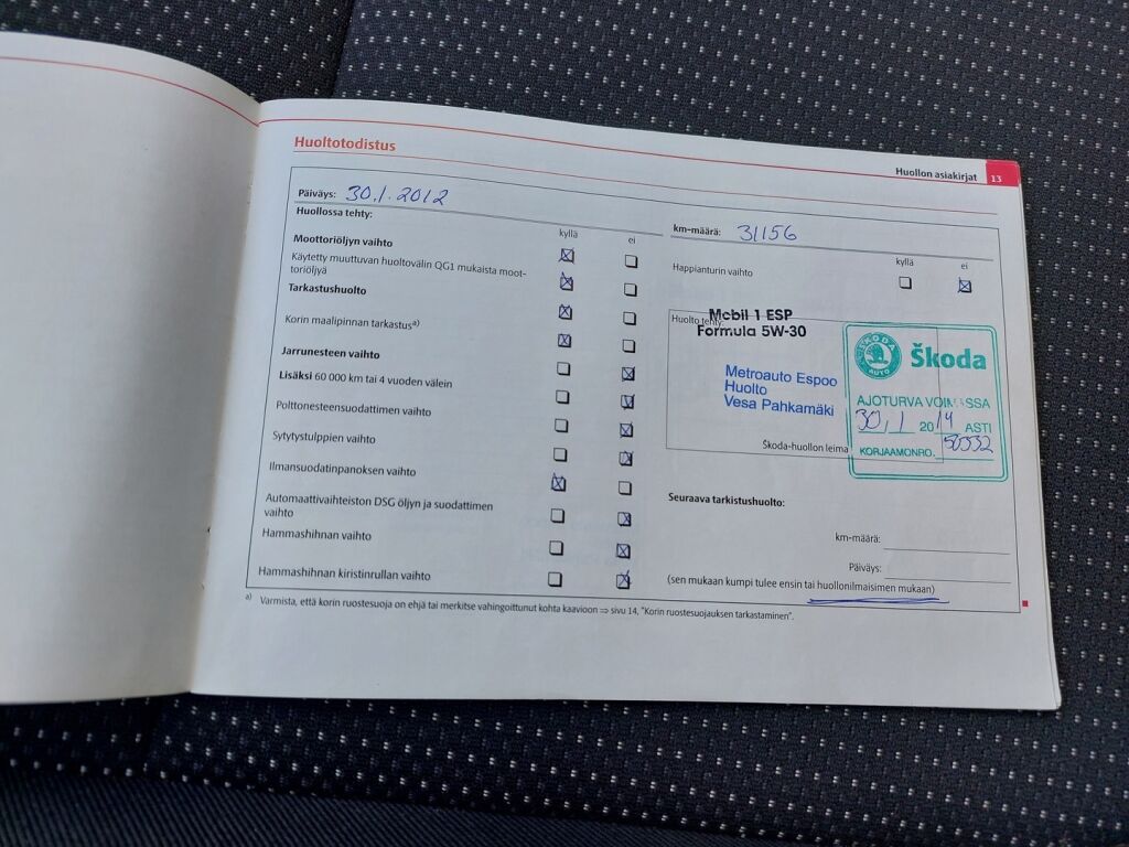 Skoda Superb 2011 Valkoinen