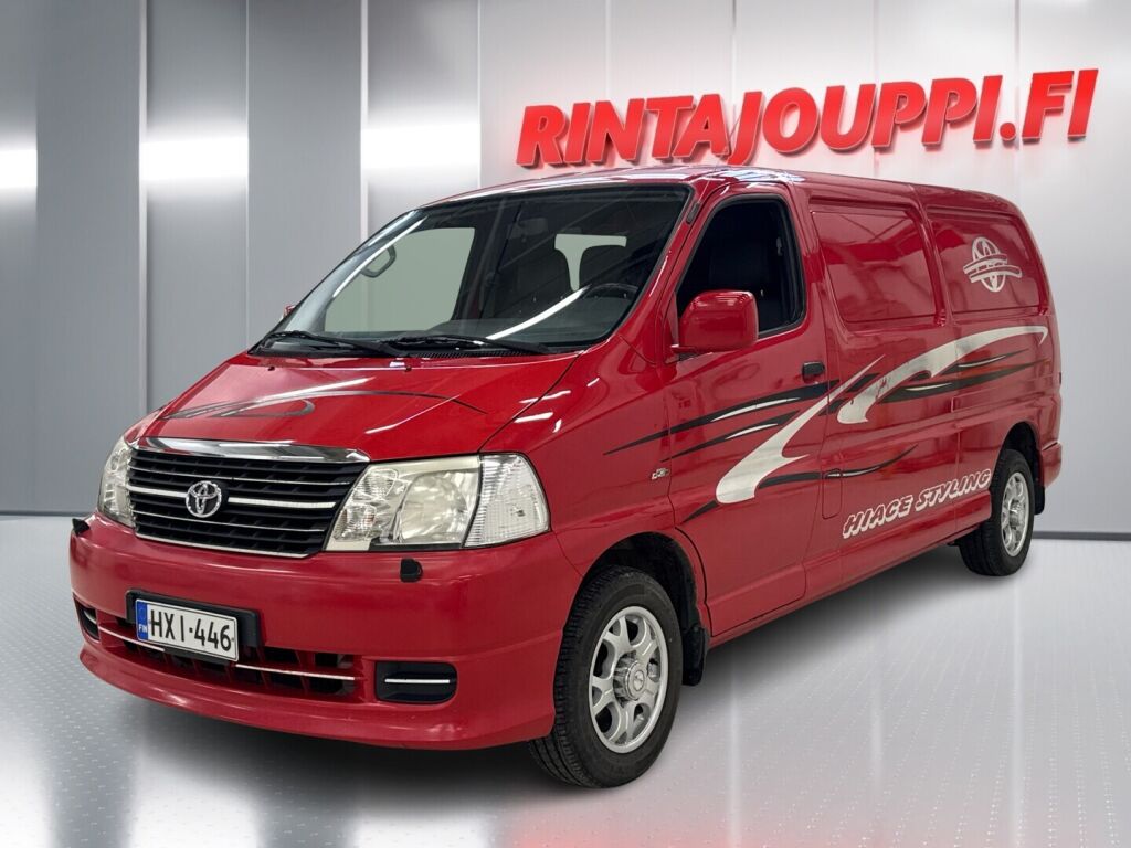 Toyota Hiace 2008 Punainen