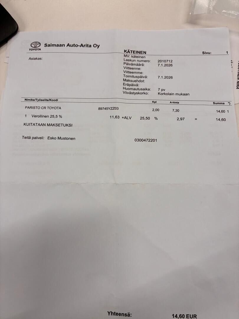 Toyota Avensis 2009 Vihreä