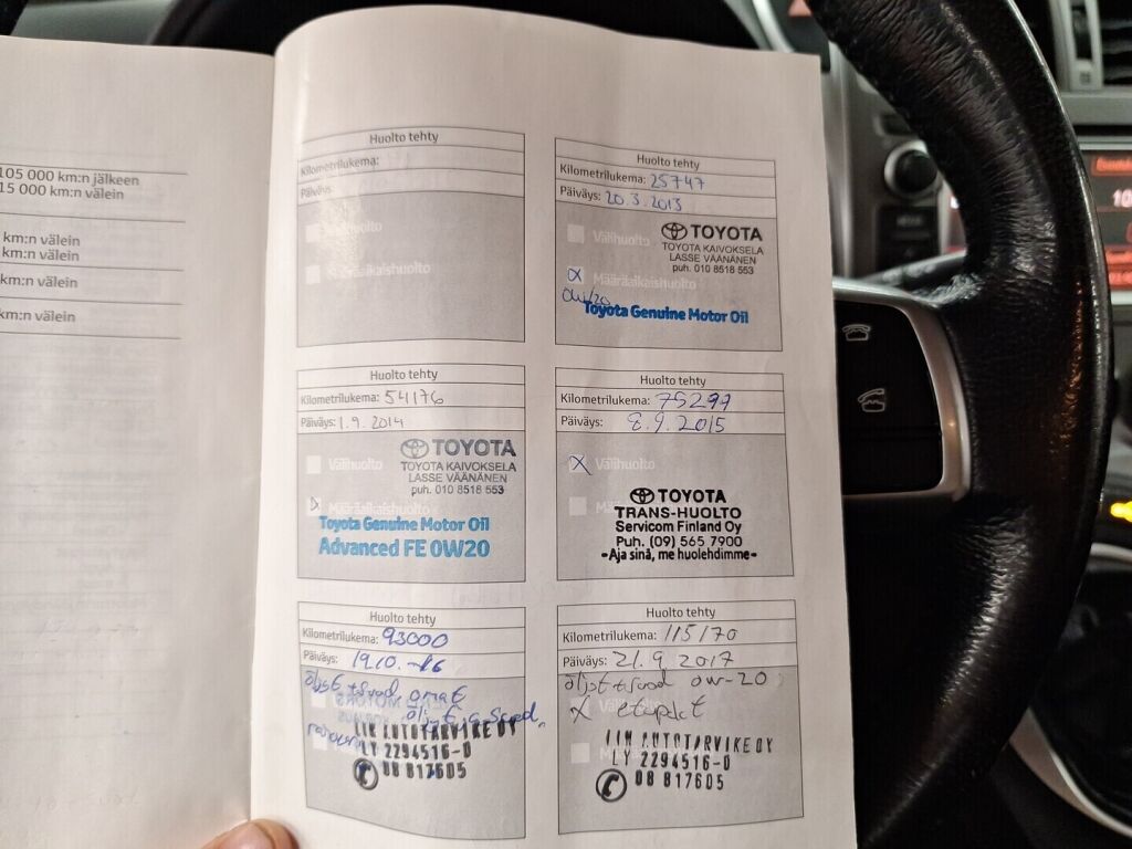 Toyota Verso-S 2012 Valkoinen