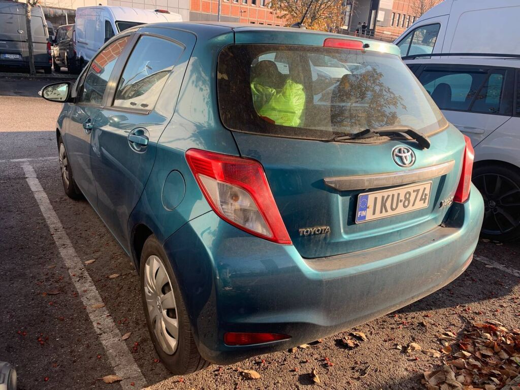 Toyota Yaris 2012 Turkoosi