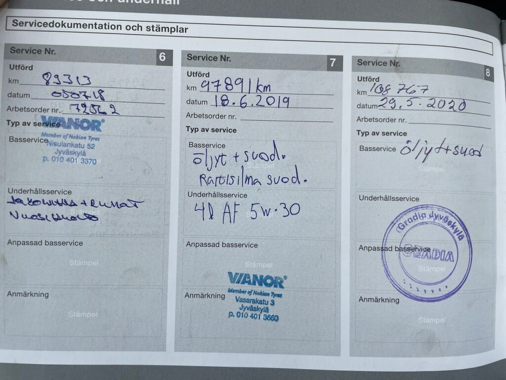 Volvo V50 2012 Musta