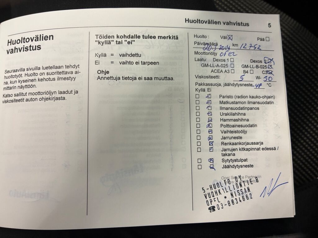 Opel Insignia 2013 Valkoinen