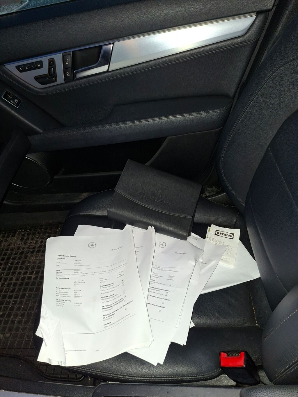 Mercedes-Benz C 2014 Harmaa