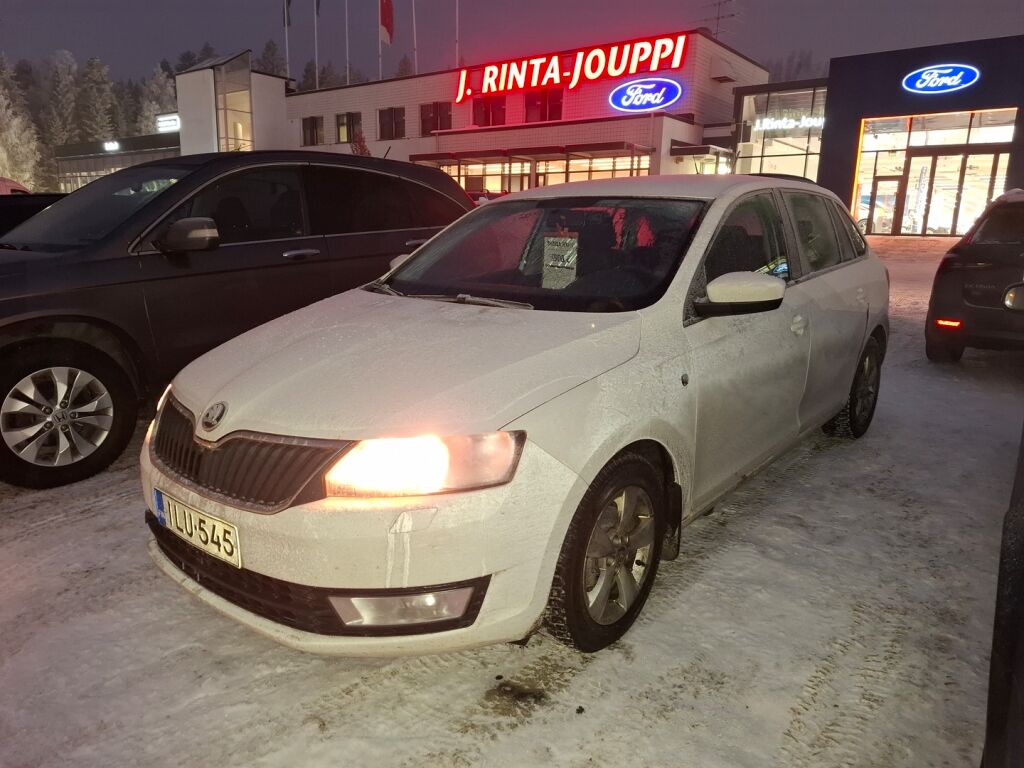 Skoda Rapid 2014 Valkoinen