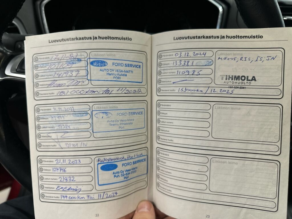 Ford Mondeo 2015 Punainen