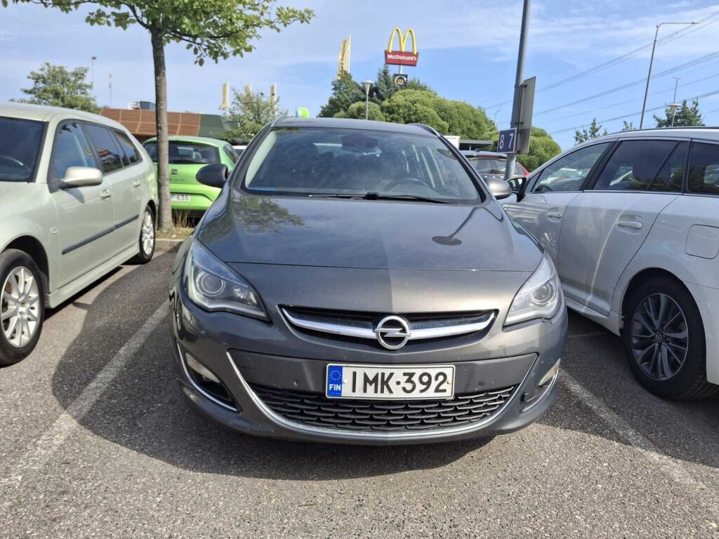 Opel Astra 2014 Harmaa