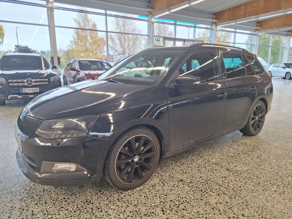 Skoda Fabia 2016 Musta