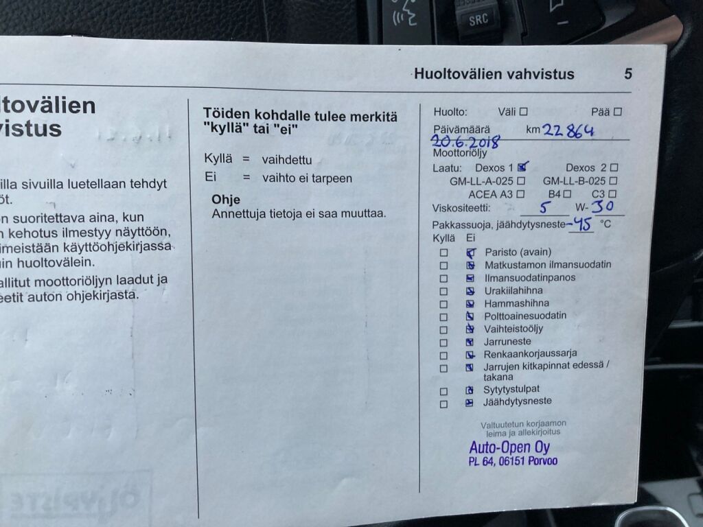 Opel Mokka 2017 Metallinhohto Oranssi (Amber Orange)