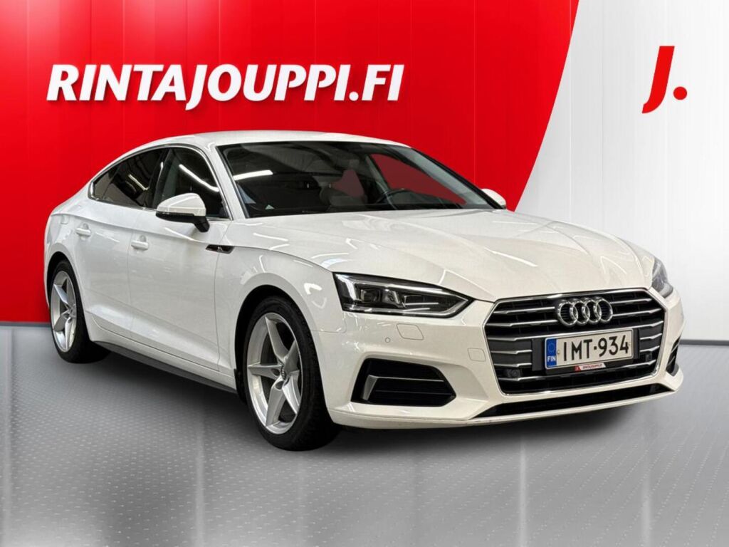 Audi A5 2018 Valkoinen