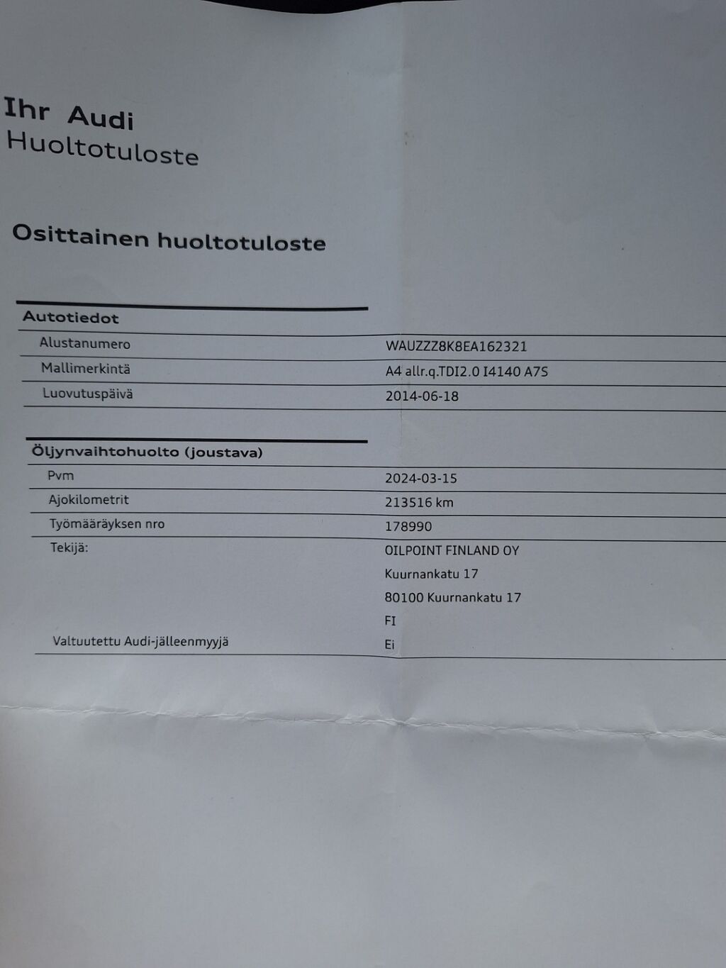 Audi A4 allroad quattro 2014 Valkoinen