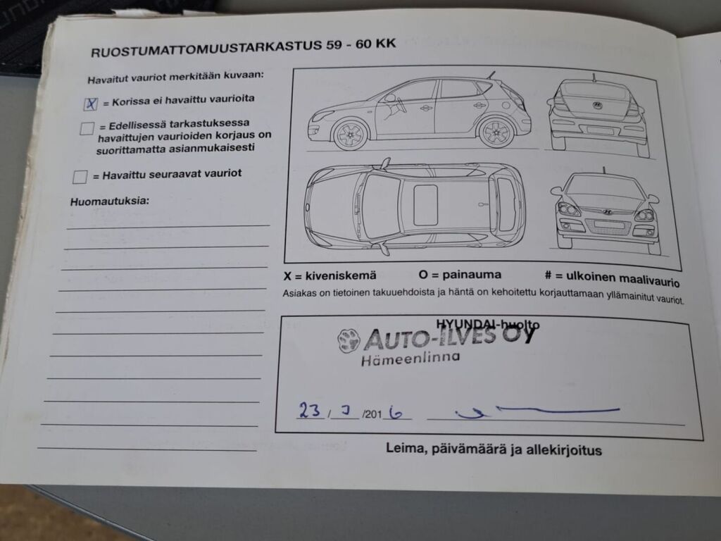 Hyundai i30 2010 Punainen