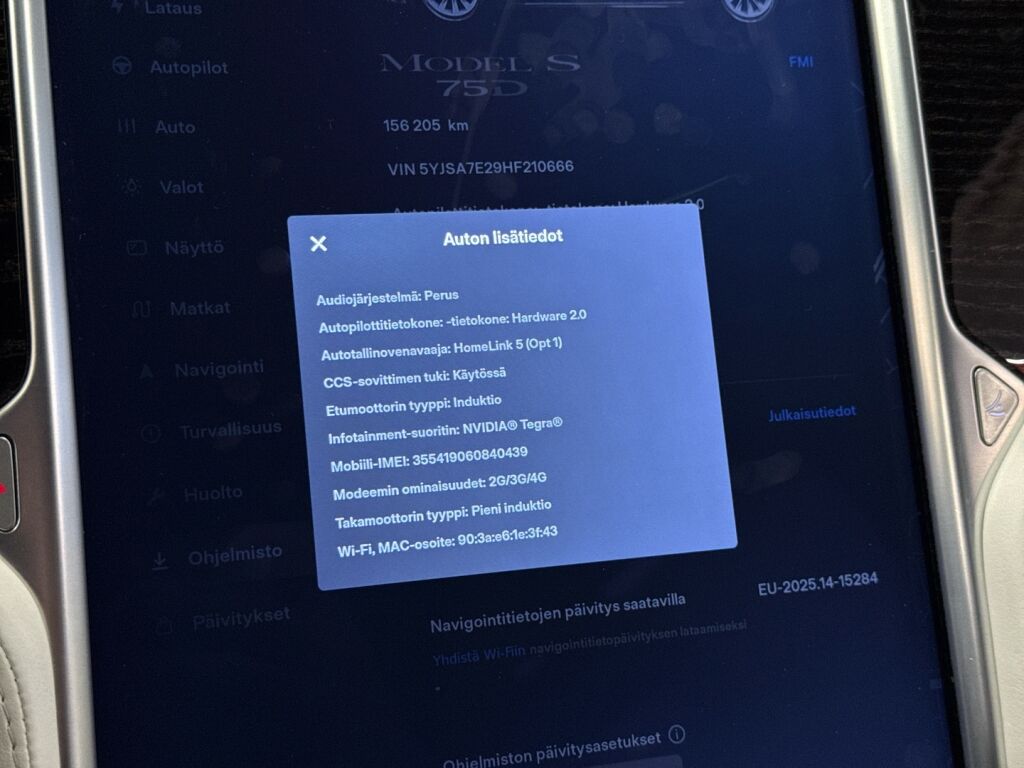 Tesla Model S 2017 Harmaa