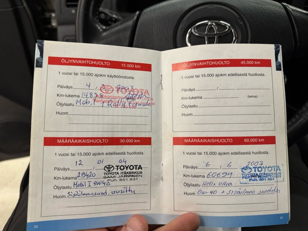 Toyota Corolla Verso 2002 Hopea