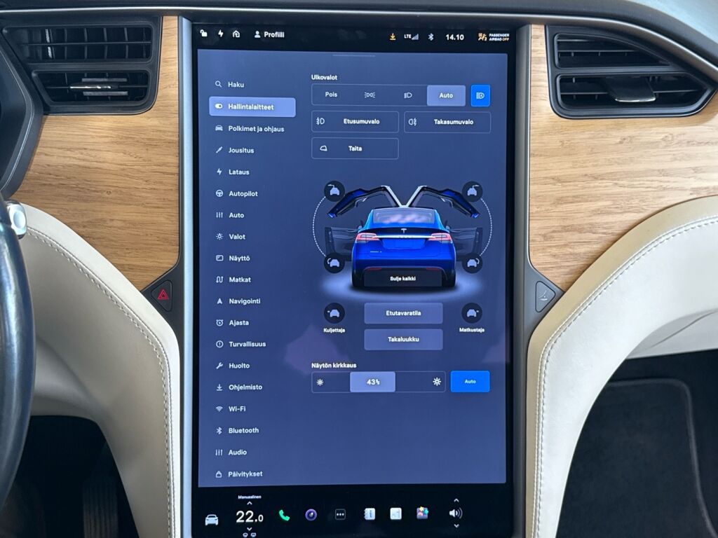 Tesla Model X 2018 Musta