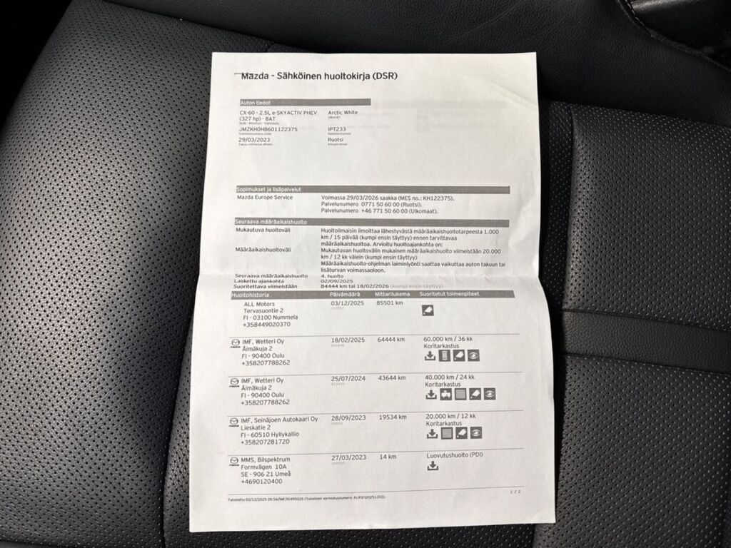 Mazda CX-60 2023 Valkoinen