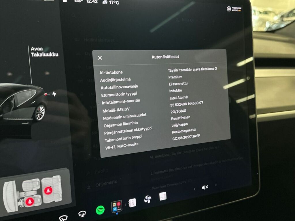 Tesla Model 3 2019 Musta