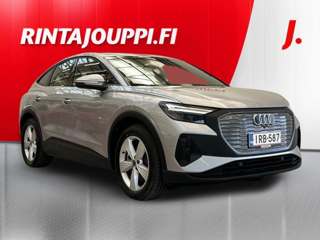 Audi Q4 e-tron 2023 Metalli hopea(Floret-hopea)