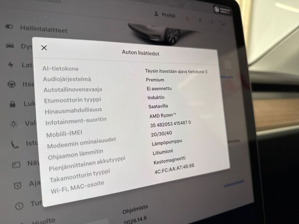 Tesla Model Y 2023 Valkoinen