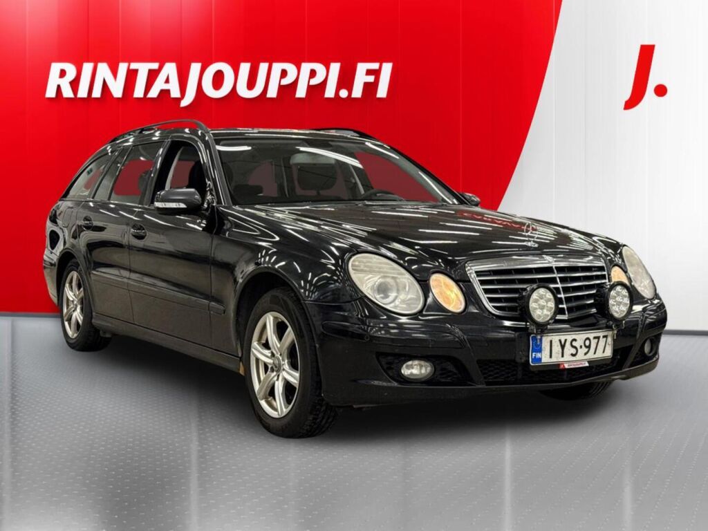 Mercedes-Benz E 2007 Musta