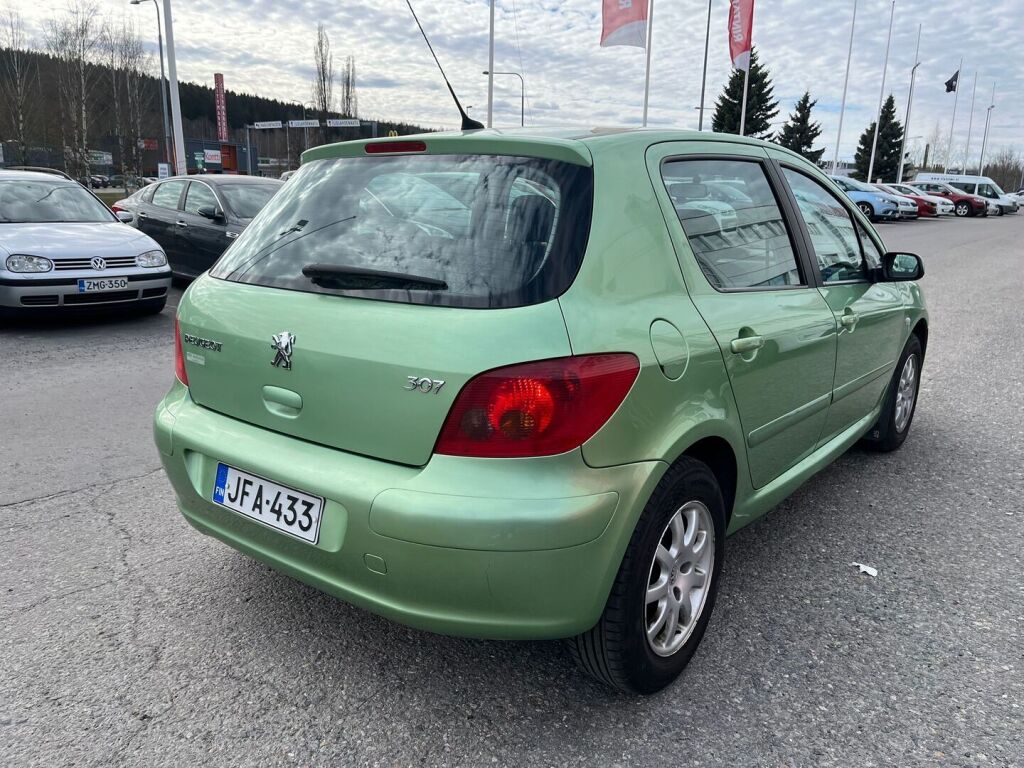 Peugeot 307 2002 Vihreä